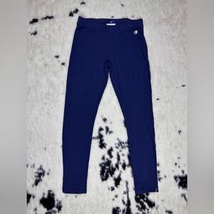Champion Navy Blue Stretch Athletic Activewear Gym Leggings Size Small